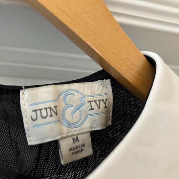 Black sheer short sleeved top - Picture 4 of 6